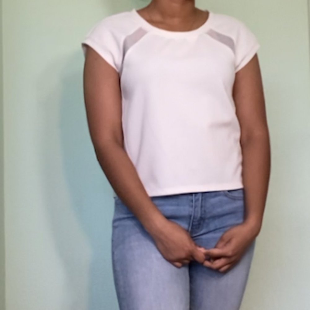 White Crop Top